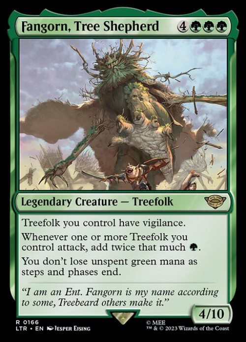 MTG Fangorn Forest 英語版 (Surge Foil) MTG THE LORD OF THE RINGS