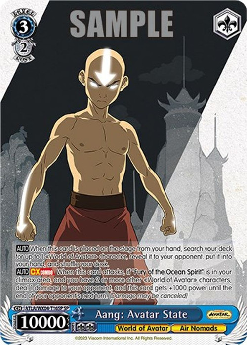 Weiss Schwarz Trading Card Game Avatar The Last Airbender
