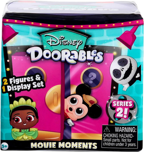 Disney Series 2 Movie Moments Mystery Pack (2 Figures & 1 Display Set), Multicolor