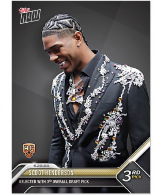 NBA Portland Trail Blazers 2023 Topps Now Basketball Scoot