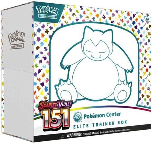 Trading Card Game Scarlet & Violet Pokemon 151 Exclusive Elite Trainer Box  [ENGLISH, 11 Booster Packs, 2 Promos & More!]