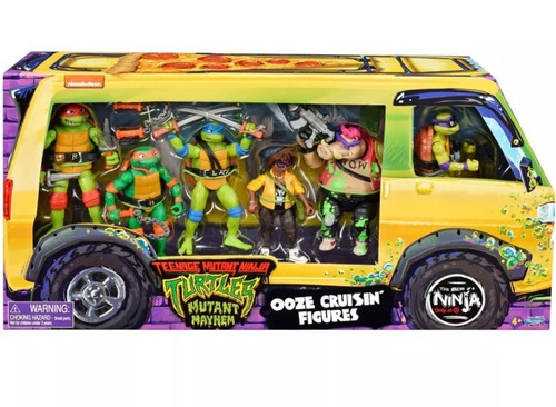 Teenage Mutant Ninja Turtles: Mutant Mayhem Ooze Cruisin' Action Figure Set  - 6pk