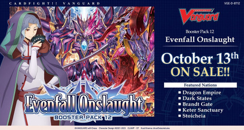 evenfall onslaught booster box D-BT12 Pack – Sweets and Geeks Vanguard will + Dress Season3 Opening Forty Cardfight Vanguard Evenfall