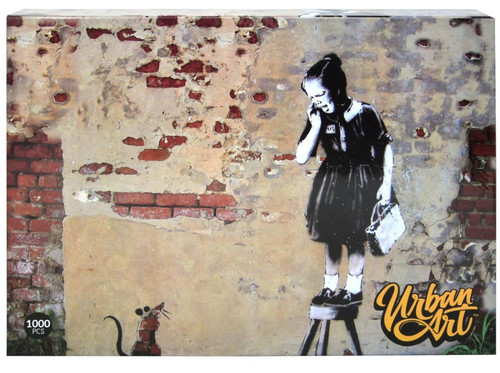 Tucocoo Graffiti Street Art Puzzle 1000 Pezzi per Adulti - Colorato Banksy Girl Collage Artwork per Impegnativi Giochi di Attività Familiari - Fai da Te per Regali