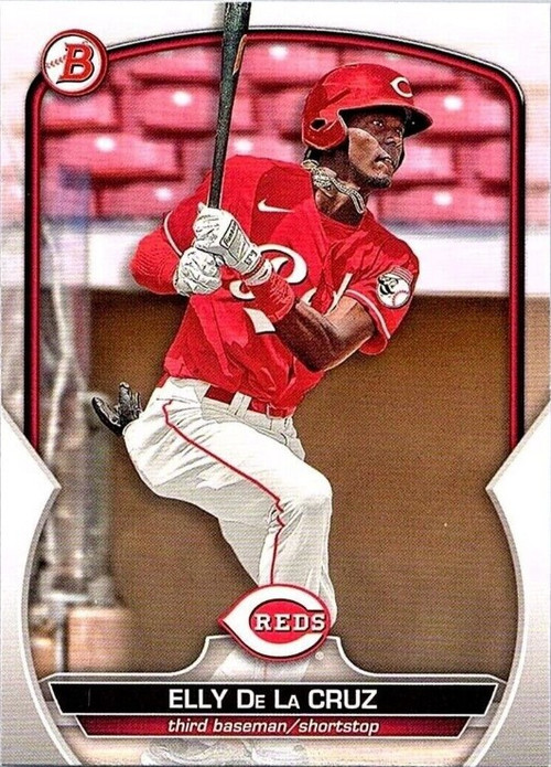 MLB Cincinatti Reds 2023 Panini Donruss Single Card Elly De La Cruz 57  Rated Prospect, Rookie Card - ToyWiz