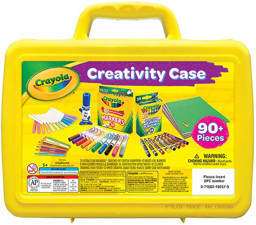 Crayola Creativity Case Exclusive Art Kit 90 Pieces - ToyWiz