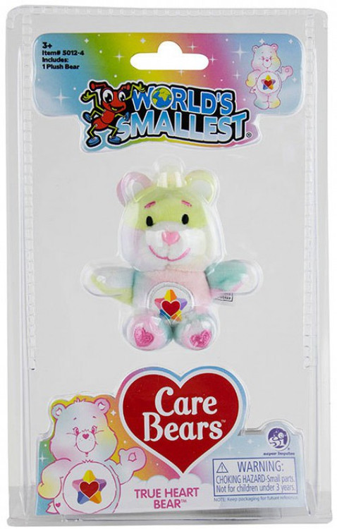 Worlds Smallest Care Bears Series 4 True Heart Bear Plush Super