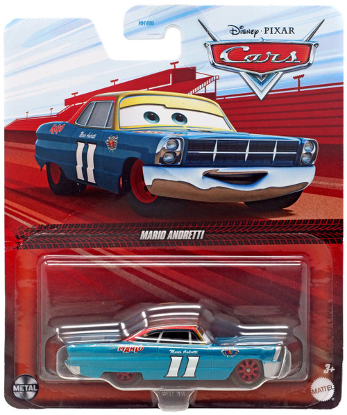 Disney Pixar Cars Cars 3 Metal Mario Andretti 155 Diecast Car Mattel ...