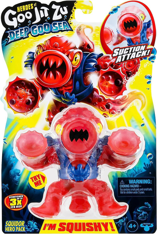 Heroes of Goo Jit Zu Deep Goo Sea Squidor Action Figure Suction