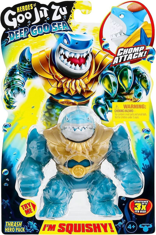 Heroes of Goo Jit Zu Deep Goo Sea Thrash Action Figure Chomp