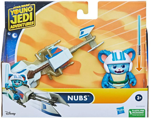 Star Wars Young Jedi Adventures Nubs Speeder Bike Figure Vehicle