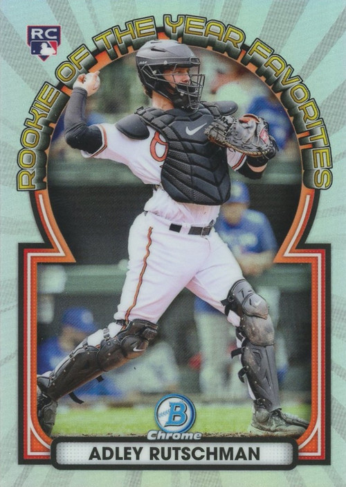 MLB Topps 2023 Series 1 Single Card Silver Patterned Foilboard Adley  Rutschman 250 Rookie - ToyWiz