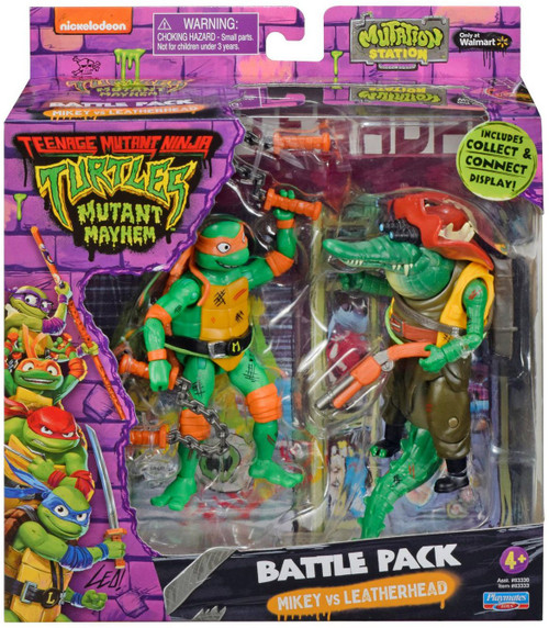 Mikey Mart　2脚 Teenage Mutant Ninja Turtles Mutant Mayhem Mutation Station Mikey