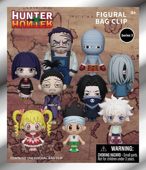 Hunter x Hunter Series 2 3D Foam Bag Clip Random 6-Pack