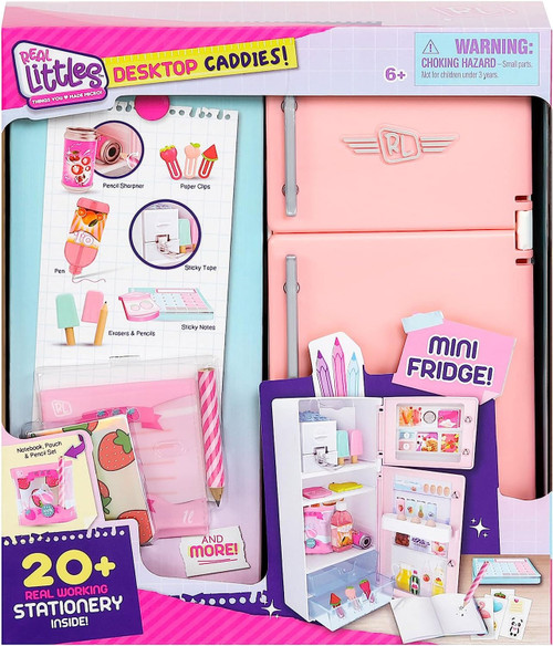 Shopkins Real Littles Desktop Caddies Mini Fridge 20 Stationery