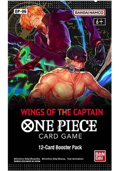 one piece op06 english booster box TCG: Wings of the Captain [OP-06] alongside captivating FILM theme cards sporting vibrant new colors one piece card booster box