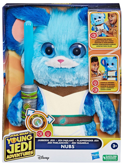 Star Wars Young Jedi Adventures Fuzzy Force Nubs, Star Wars Plush, Star  Wars Toys for Preschoolers - Star Wars