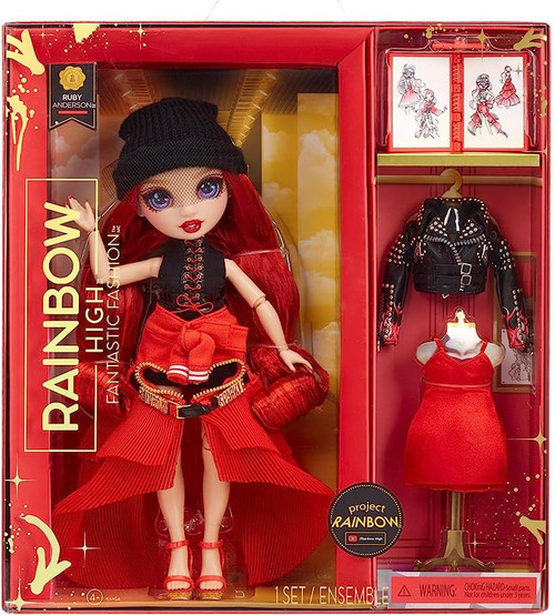 Toy Rainbow High Fantastic Fashion Doll- Ruby (red)