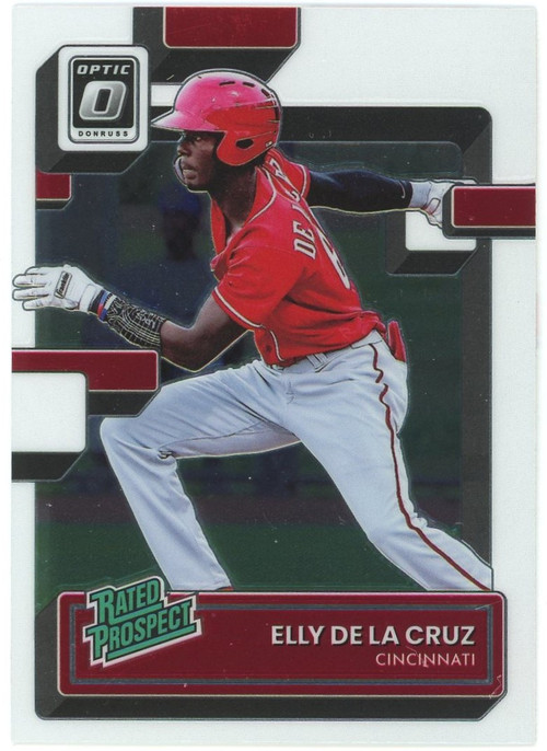 MLB Cincinatti Reds 2023 Panini Donruss Single Card Elly De La Cruz 57  Rated Prospect, Rookie Card - ToyWiz