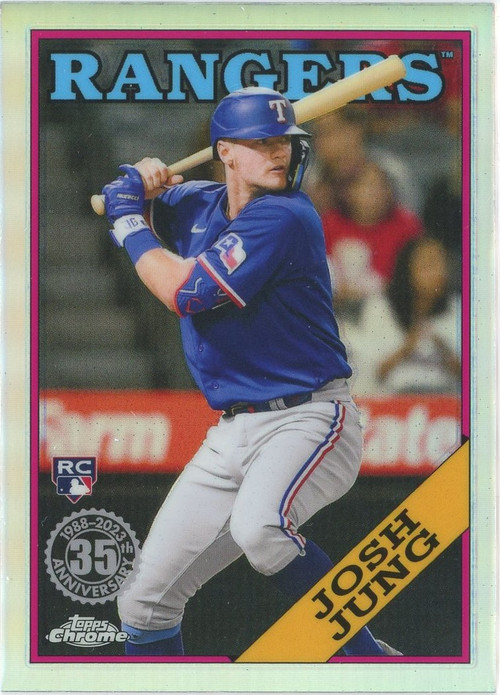  2023 Topps Baseball #529 Josh Jung Rookie Card : Toys & Games