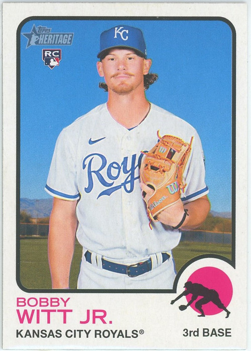 MLB Topps 2022 Heritage Baseball Single Card Bobby Witt Jr. 520