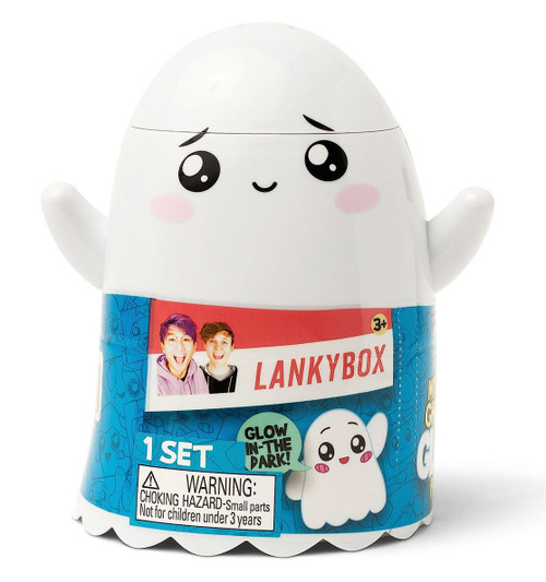 LankyBox Mini Mystery Box, for The Biggest Fans, 2 Mystery Figures, 1  Squishy Figure, a pop-it, and 3 Stickers