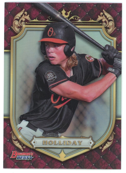 MLB 2022 Bowmans Best Prospective Royalty Single Card Jackson Holliday