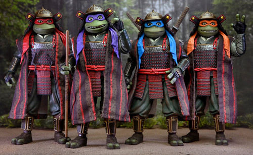 NECA Teenage Mutant Ninja Turtles Turtles in Time Samurai Turtles