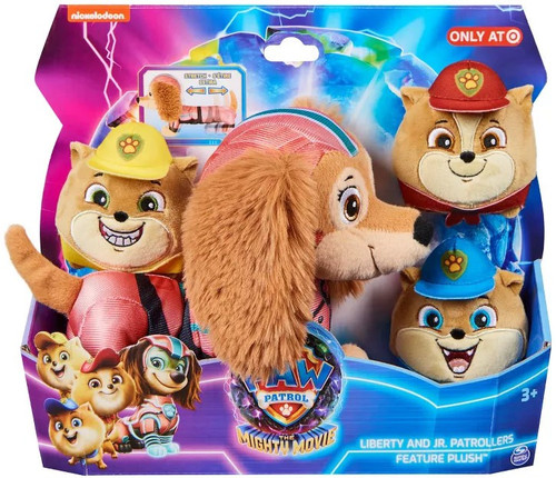 Paw Patrol The Mighty Movie Liberty Jr. Patrollers Feature Plush Set Spin  Master - ToyWiz