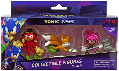 Sonic The Hedgehog Prime Collectible Figures Series 1 2.5 Mystery Box 24  Packs, Foilbag PMI - ToyWiz