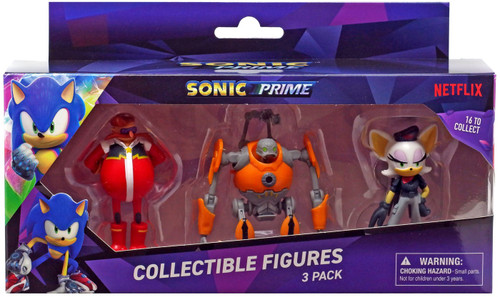 Mini Figura de Ação - Sonic Prime - Eggforcer - Toyng