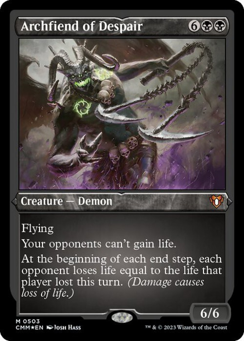 MTG foil 暴露 mtgcmm0503archfiendofdespair__