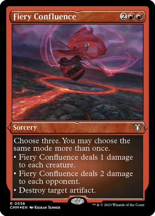Magic The Gathering Commander Masters Single Card Rare Fiery