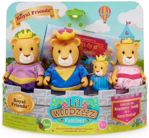 バトルブレイク 獅子王 2種セット 帯付き カプセル版ブラインドbox版 Royal Friendz | Toy Lion Figurines | Li'l Woodzeez