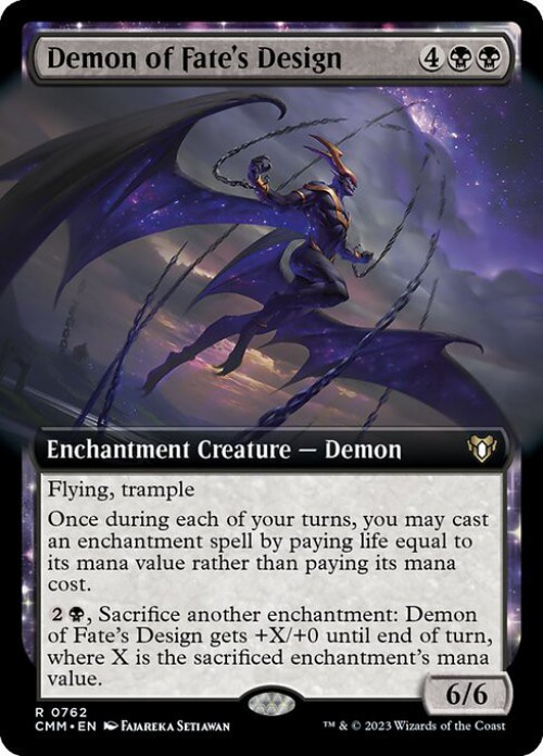Magic The Gathering Commander Masters Single Card Rare Demon of