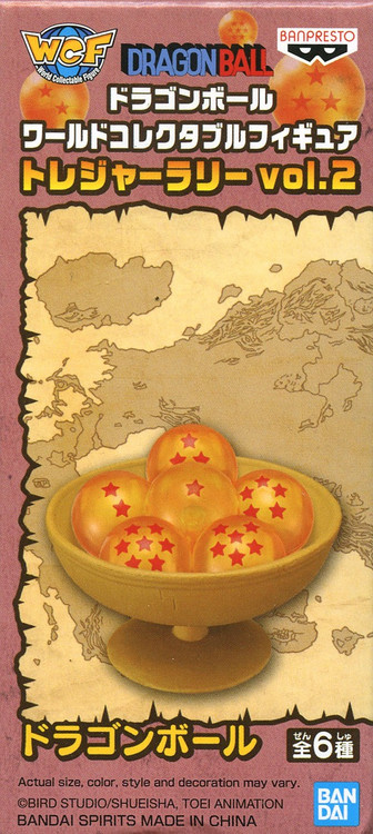 Dragon Ball Legends WCF Treasure Rally Volume 2 Dragon Balls 2.5-Inch Mini Figures