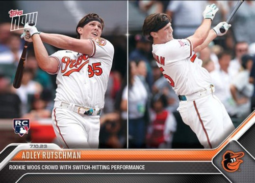 Adley Rutschman Baltimore Orioles 2023 MLB Topps Now Card 114