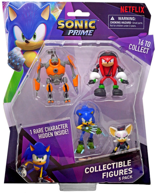 Sonic Prime Toys, 8 Figures Including 2 Rare Hiden Characters