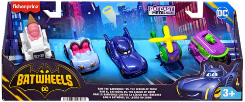 Fisher Price DC Batwheels Batcast Metal Bam the Batmobile vs The