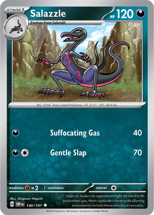 Pokemon Trading Card Game Obsidian Flames Single Card Uncommon