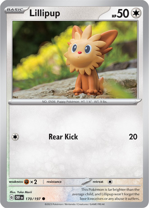 pokemon lillipup card #154 EXTENDED ART – Raycardza Colorless Colorless Lead Search your deck for a Supporter card Lillipup XY Base Set -