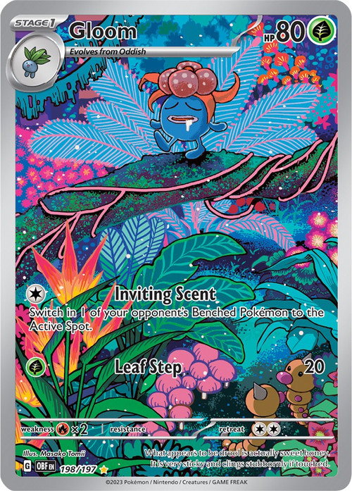 Pokemon Trading Card Game Obsidian Flames Single Card Illustration