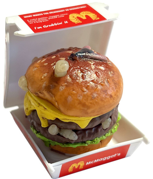 5 Surprise Mega Gross Minis McMaggot Burger 2-Inch Mega Gross Mini Toy  [Loose]