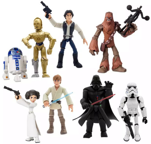 Disney Toybox Star Wars: A New Hope Action Figure Set [Luke, Leia