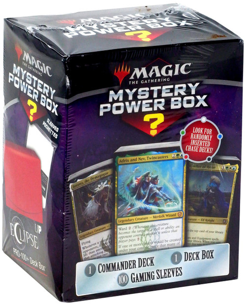 Magic The Gathering Mystery Power Box 1 Commander Deck, 1 Deck Box 100