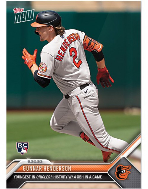 MLB Baltimore Orioles 2023 NOW Baseball Single Card Gunnar