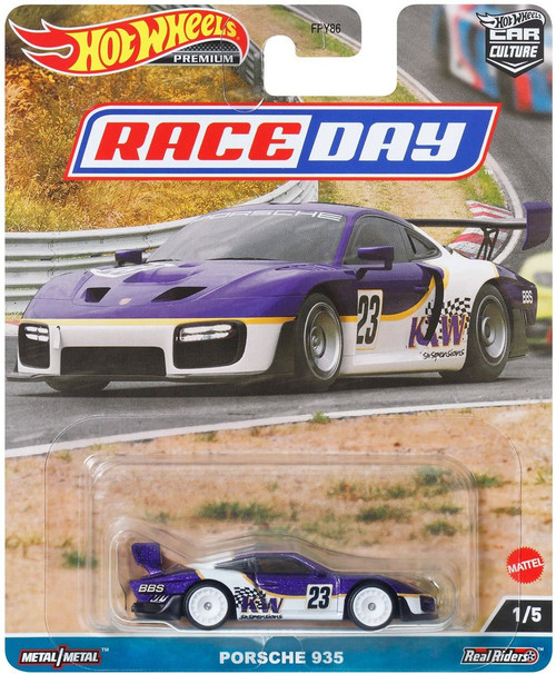 Hot Wheels ミニカーセット Hot Wheels Car Culture Race Day Porsche 935 164 Die Cast Car