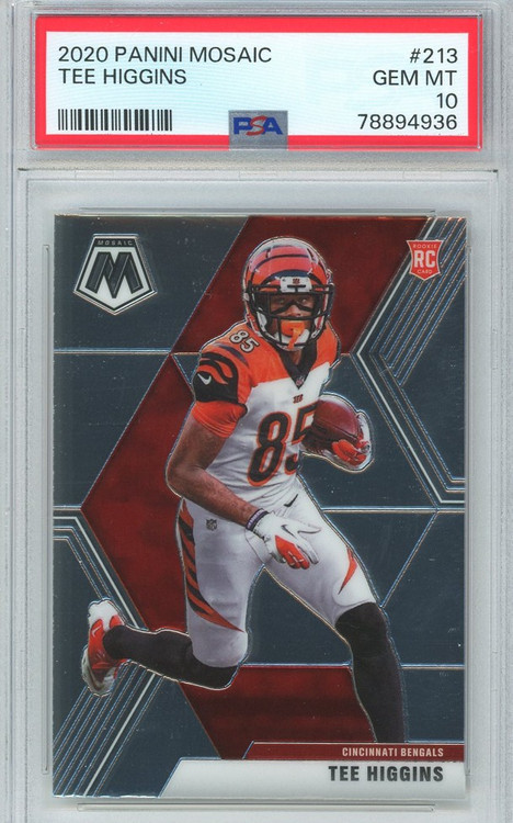 NFL 2020 Panini Prizm Football Tee Higgins Rookie Trading Card 308 Orange  Disco - ToyWiz