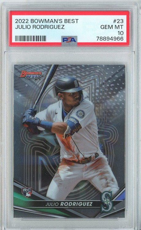 MLB Seattle Mariners 2022 Topps Now Baseball Single Card Julio Rodriguez  Exclusive 469 Rookie Card, MLB First 15 HRs 20 SBs In First 81 Games -  ToyWiz