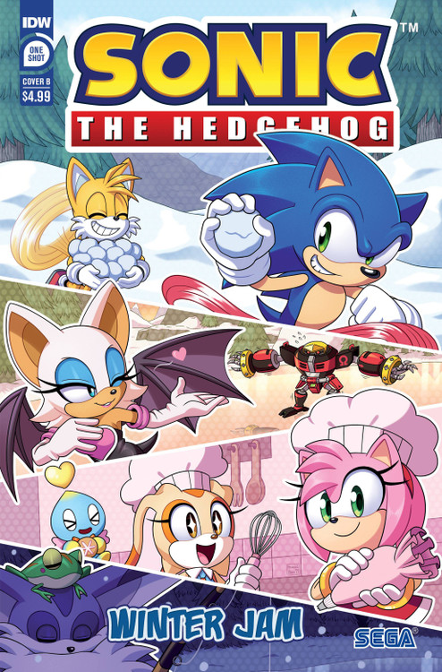 IDW Publishing Sonic the Hedgehog Winter Jam Comic Book 1 OneShot